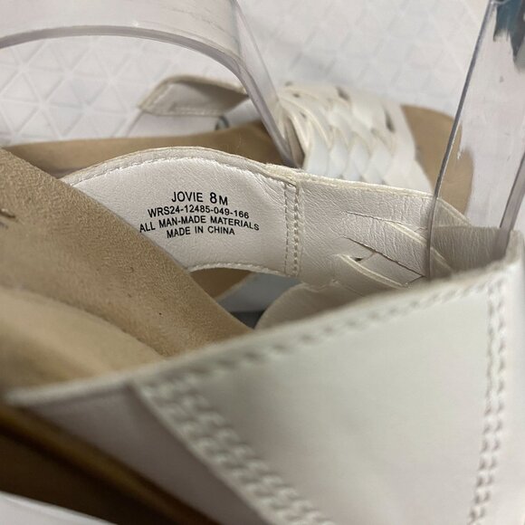 Kim Rogers Jovie Sandals White Womens 8 Ultra Comfort Technology Resort Vacation - Picture 9 of 12